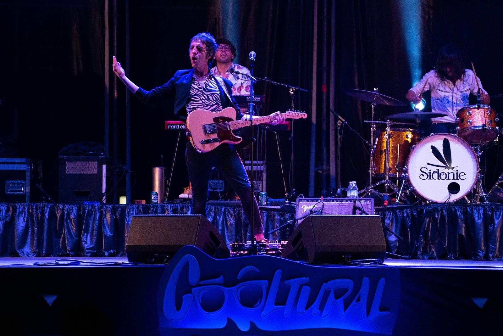 Sidonie durante el concierto ofrecido en Almería.