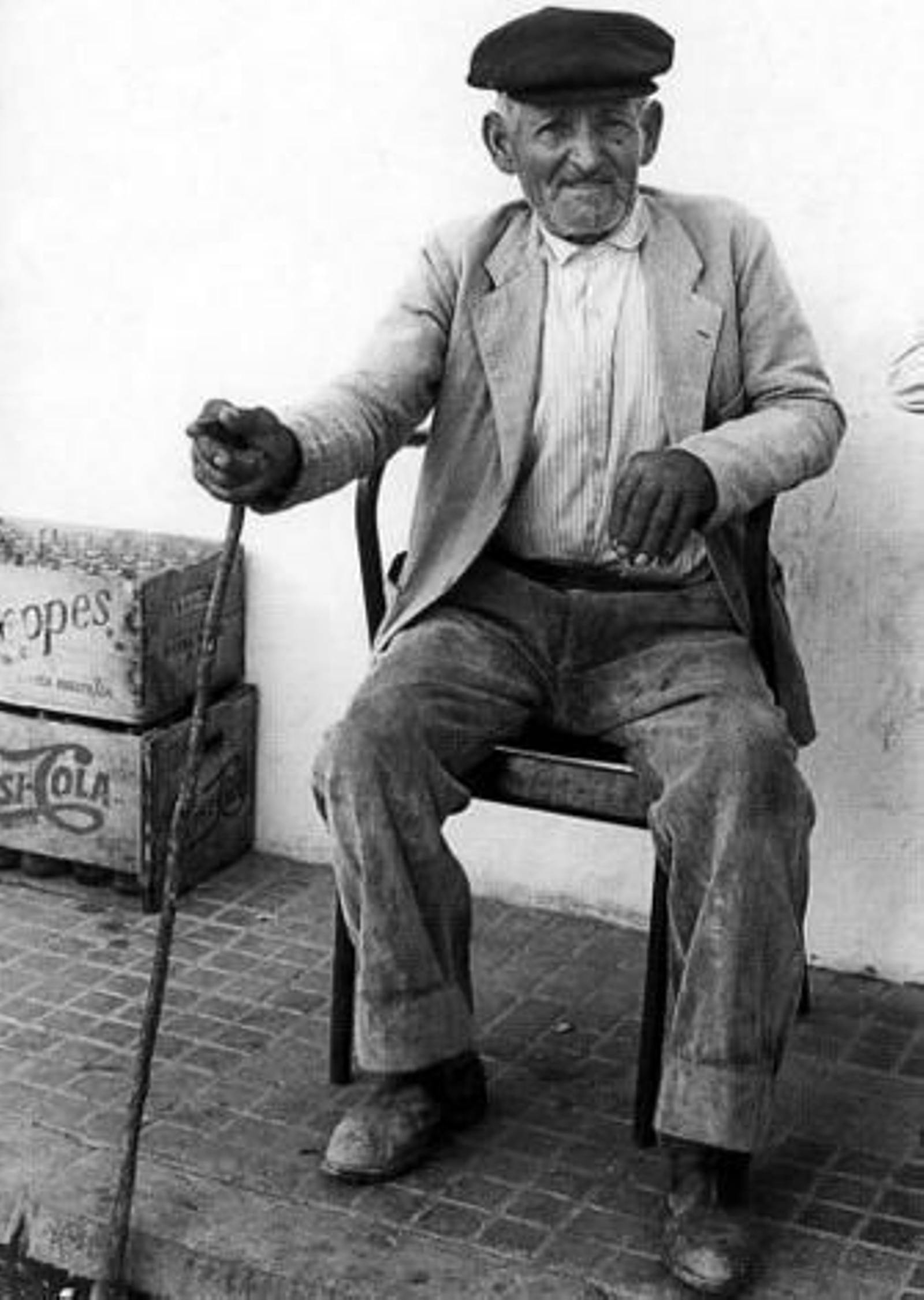 Retrato de Manolo Fernández 'Manolín', realizado por Jerome R. Mintz.