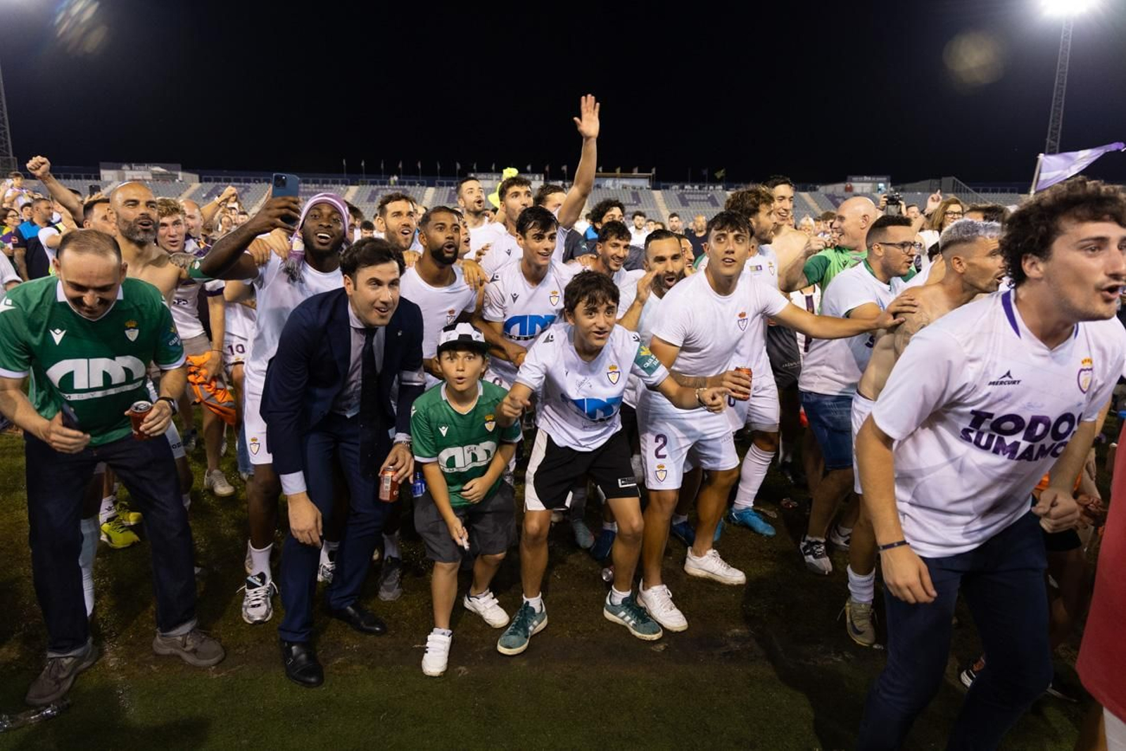 La celebración del Real Jaén.