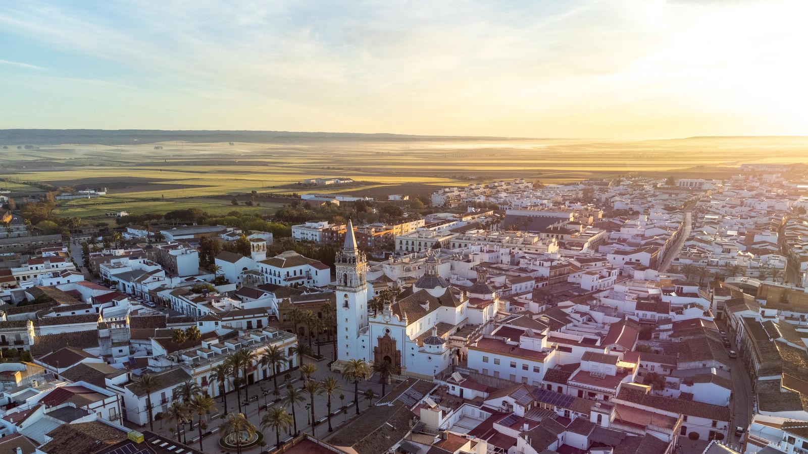 Vista aérea de La Palma del Condado