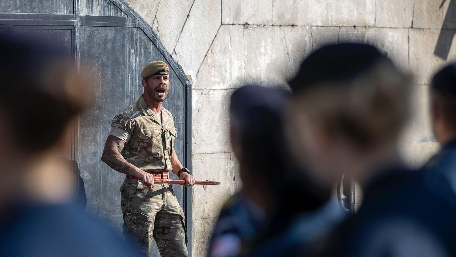 El desfile del Día de las Fuerzas Armadas en Gibraltar. El desfile del Día de las Fuerzas Armadas en Gibraltar.