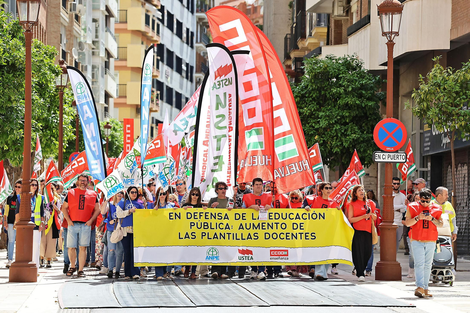 Imágenes de la manifestación en defensa de la educación pública