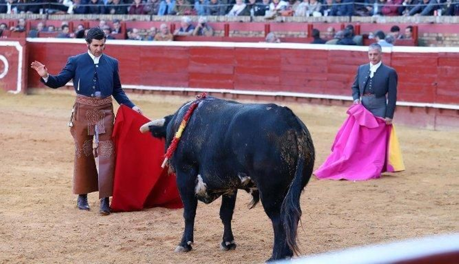 Morante, durante el festival benéfico de Huelva.