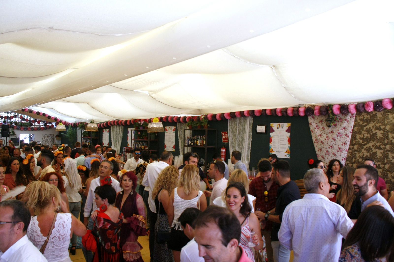 Interior de la caseta 'Déjate querer'.