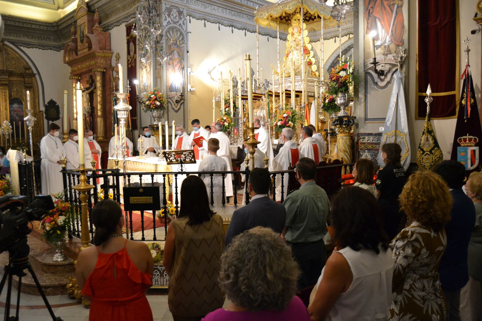 Celebración del acto en la parroquia de la Asunción