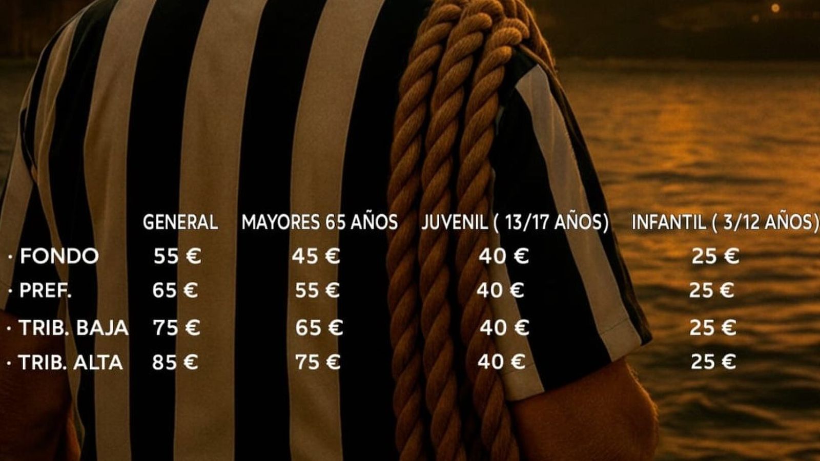 Los precios de los abonos de segunda vuelta de la Real Balompédica Linense