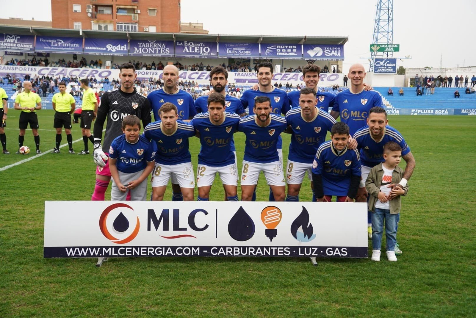 Once titular del Linares Deportivo ante la UD Melilla.