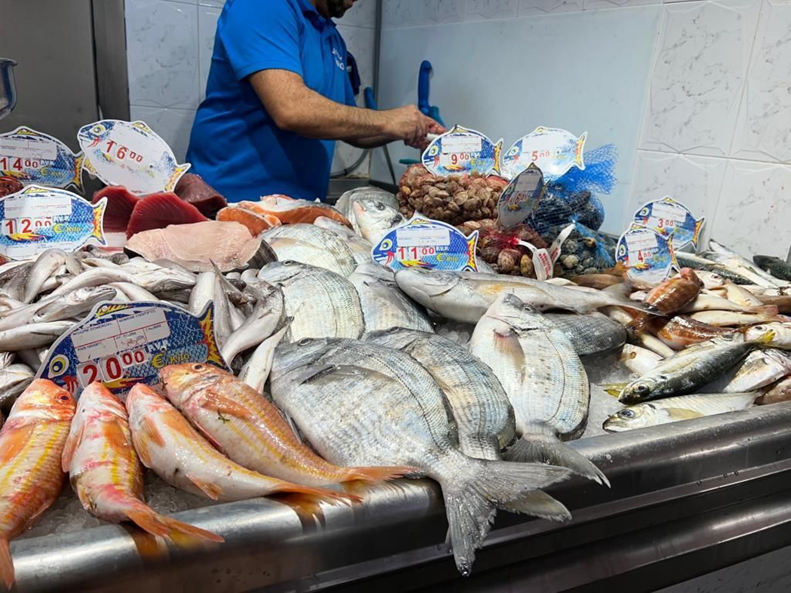 Una mañana de compras en el Mercado Ingeniero Torroja de Algeciras, en imágenes.