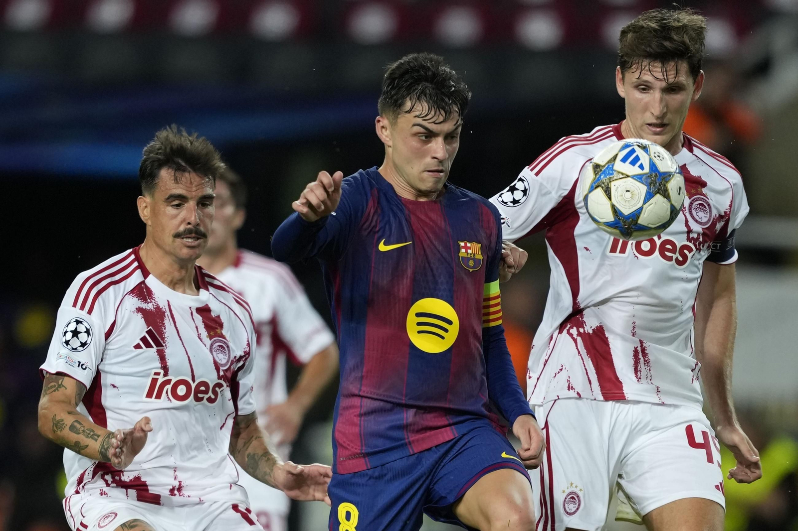 Las fotos del Barcelona-Olympiacos