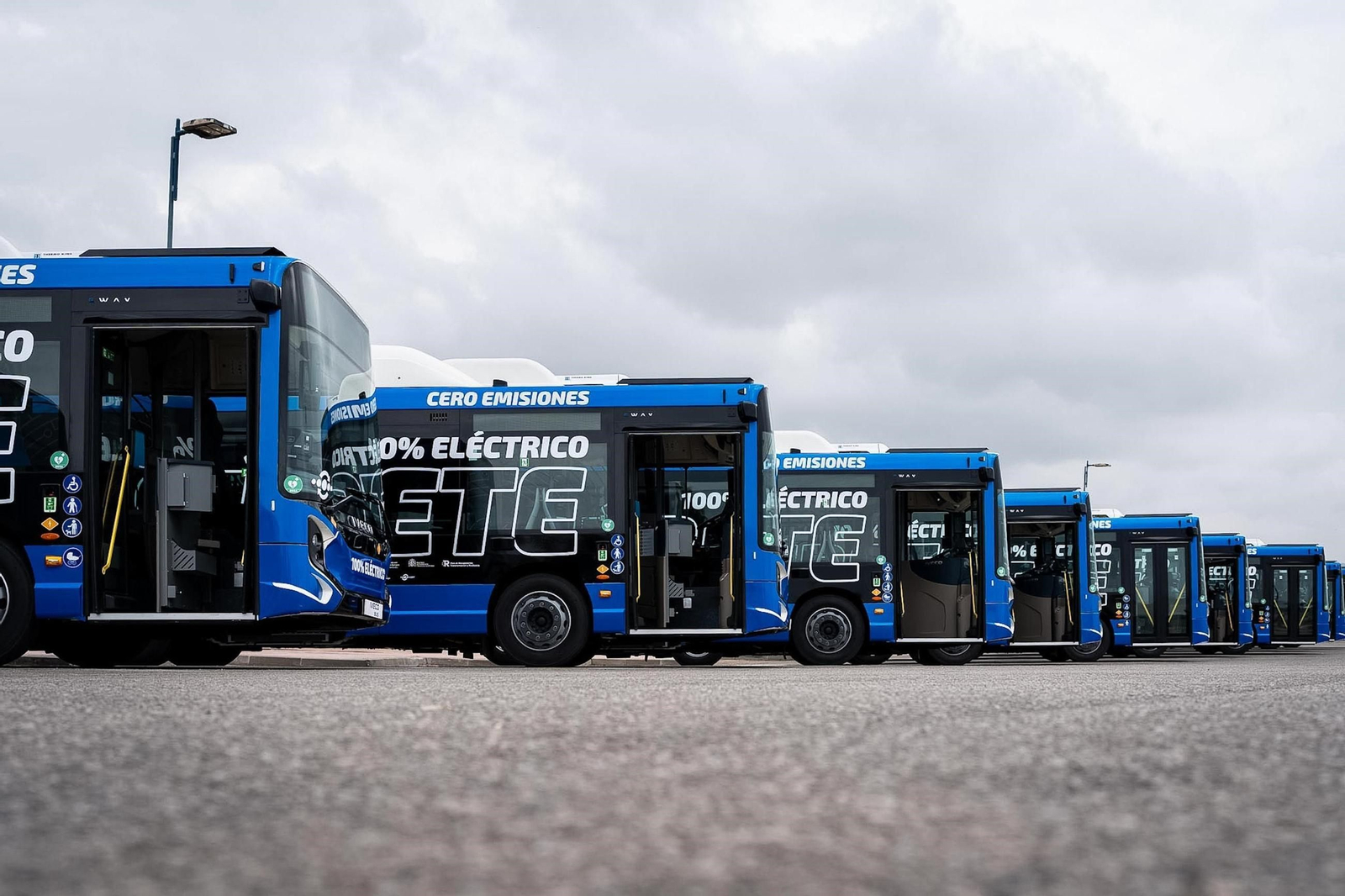 Nuevos autobuses eléctricos en la flota de la EMT.