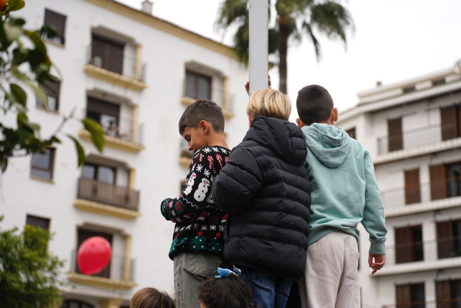 Fotos de las campanadas infantiles en la Plaza Alta de Algeciras