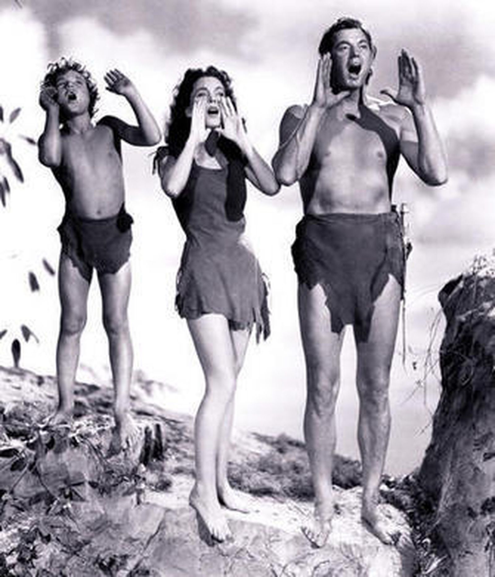 La familia Tarzán, al completo.