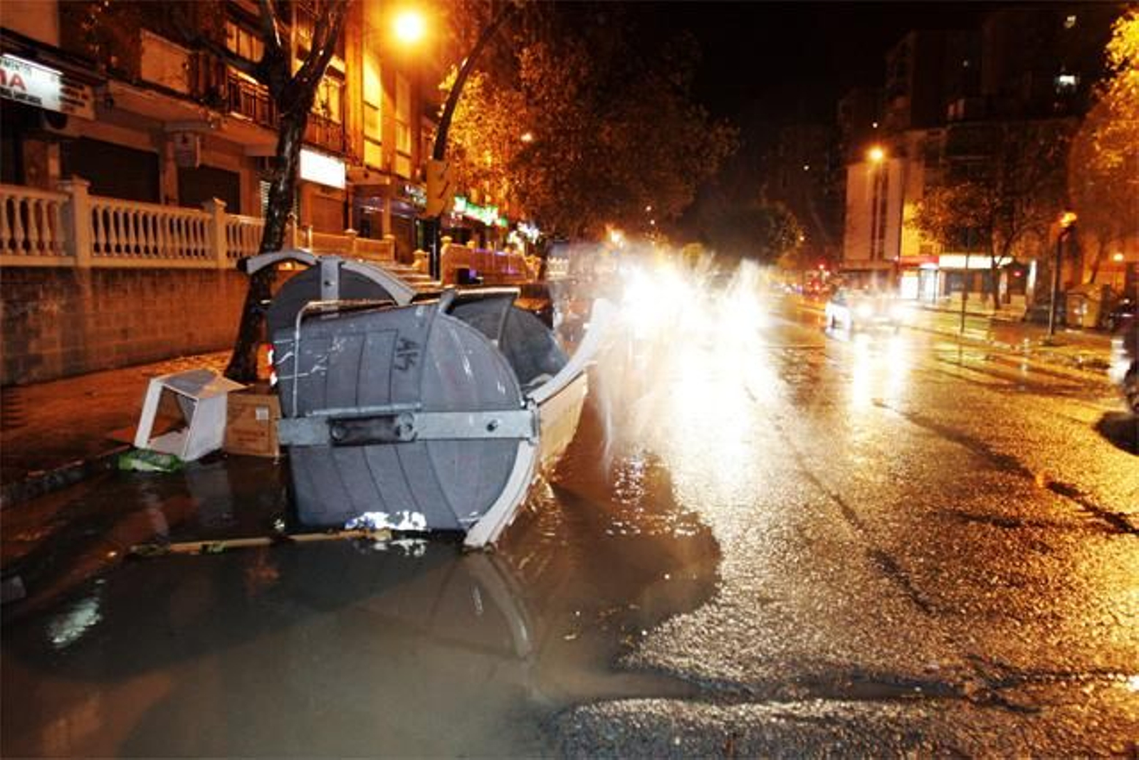 Las fotos del tornado de San Andrés en Málaga en 2009