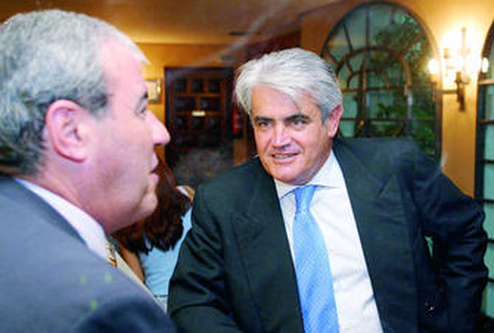 Juan Onieva -derecha- en una imagen de archivo.