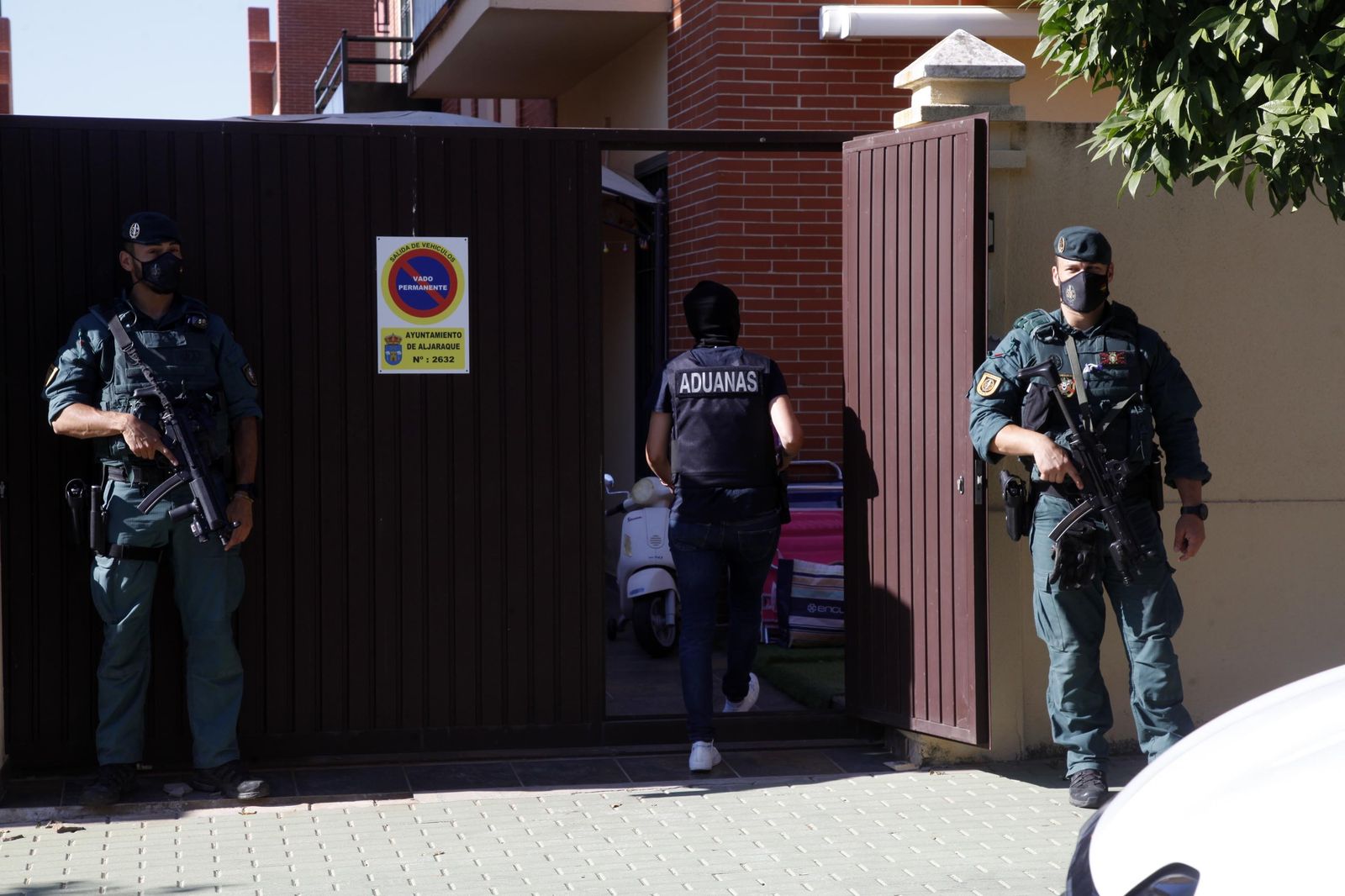 Imagen de archivo de una operación contra el narcotráfico anterior en la costa de Huelva