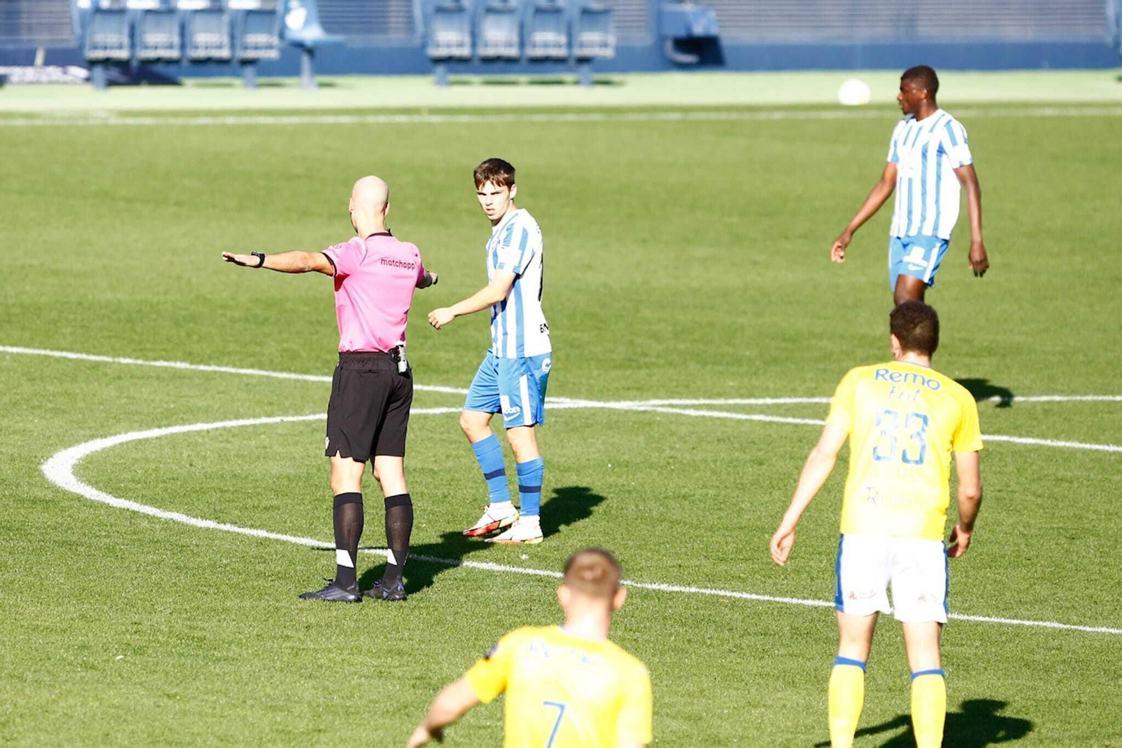 El Málaga CF-Waasland-Beveren, en fotos