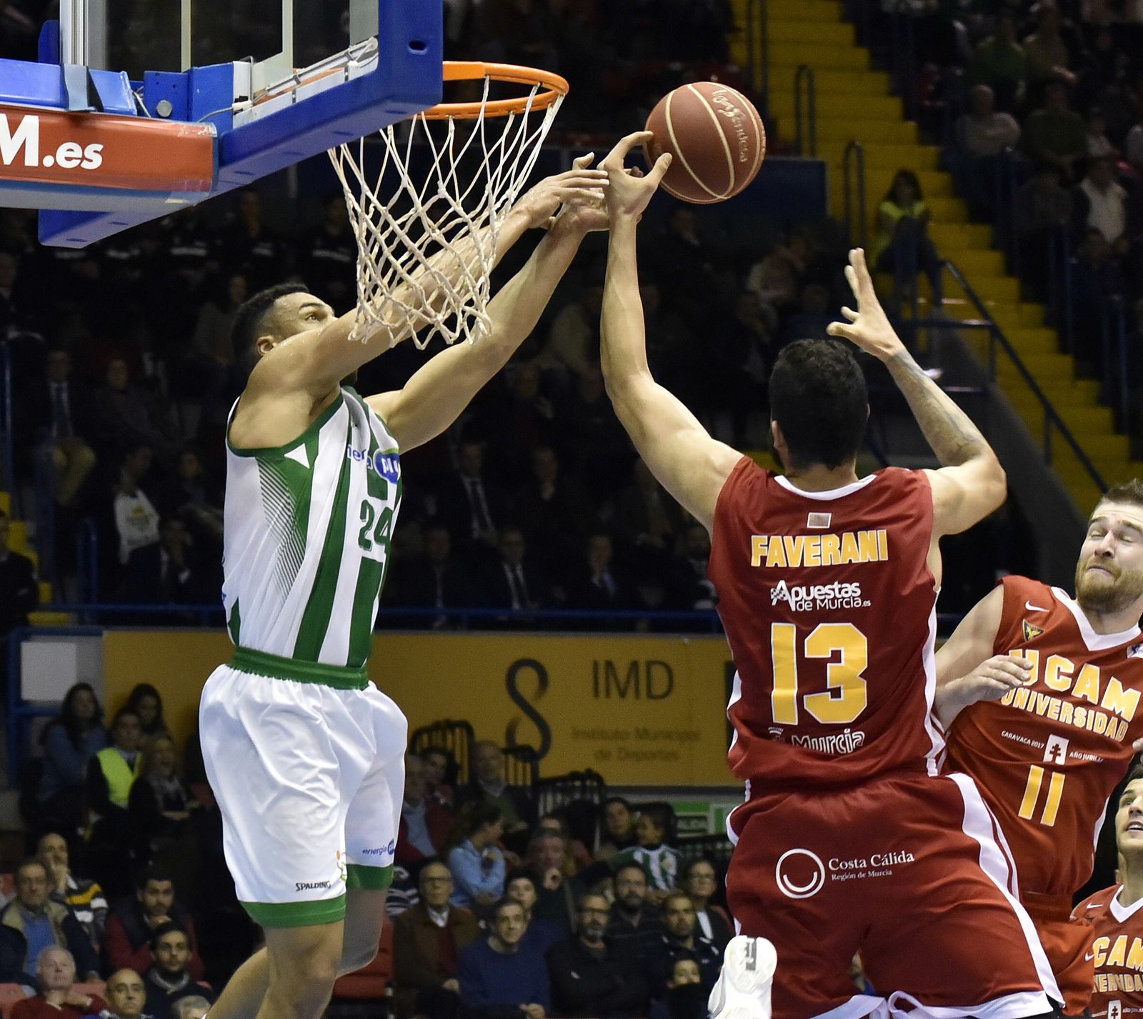 Imágenes del Betis E-Plus-UCAM Murcia