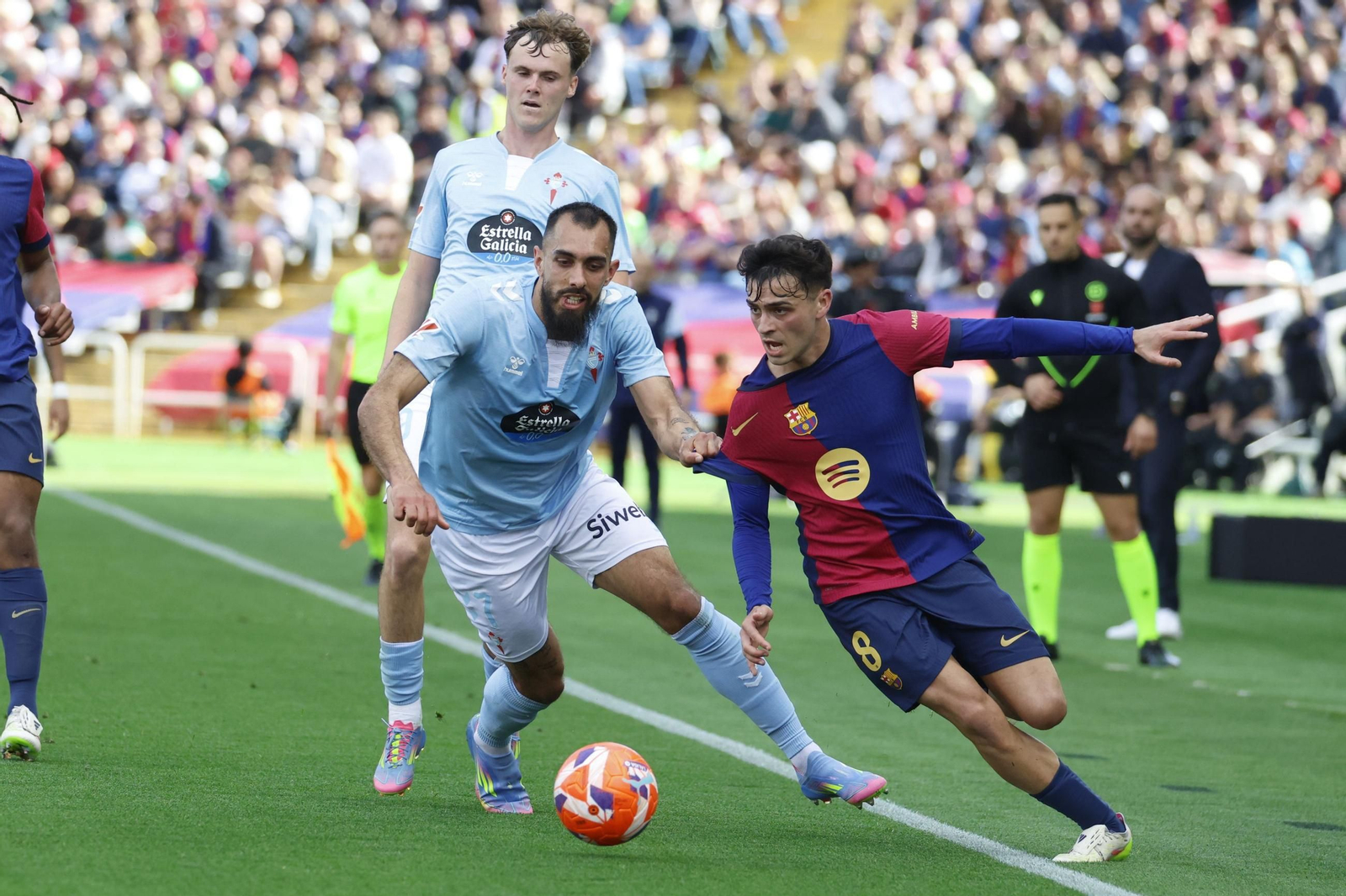 Barcelona-Celta: El malagueño Melero López, salpicado por la polémica