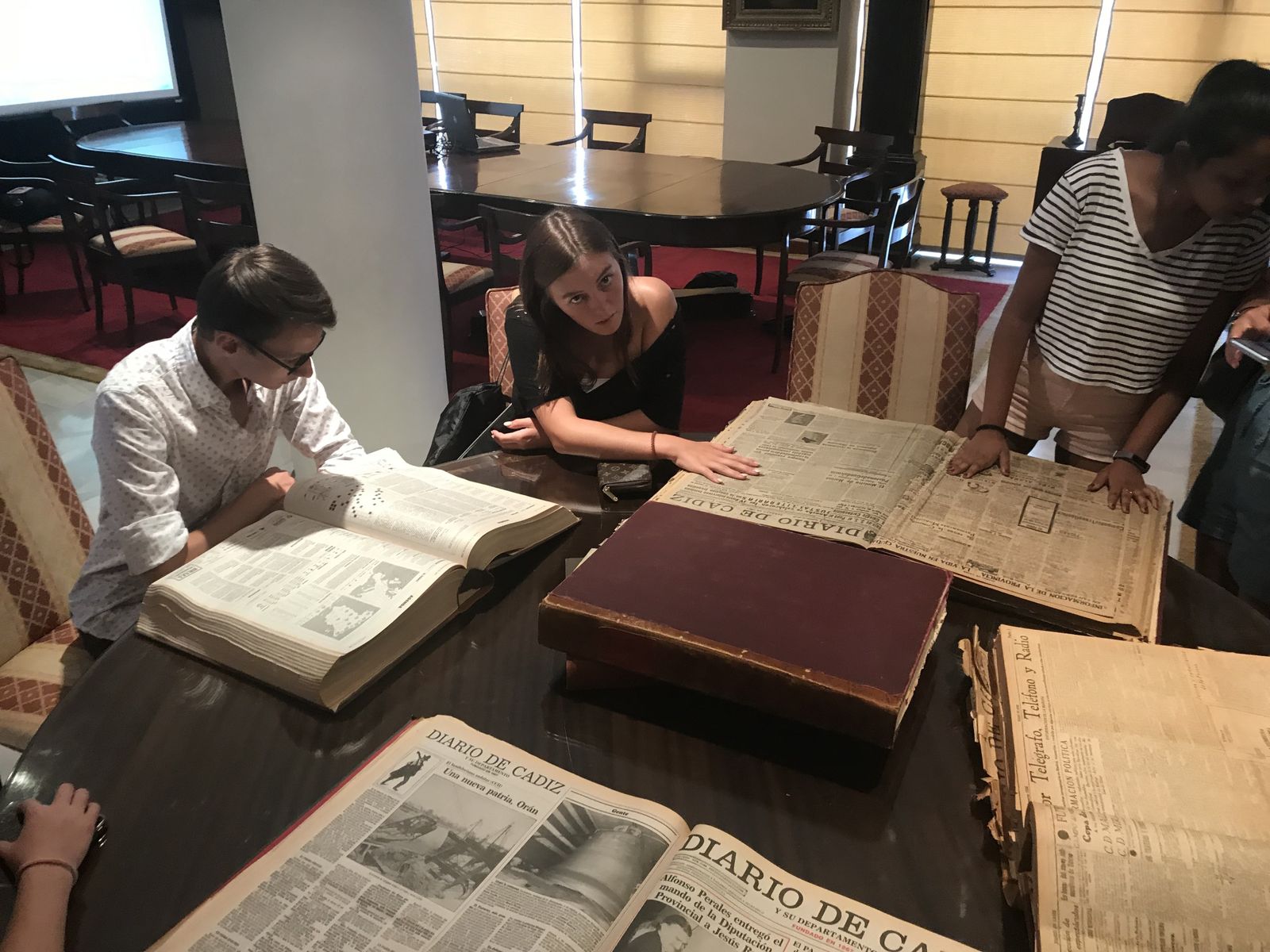 Visita de Erasmus Mundolengua. 31-07-2019