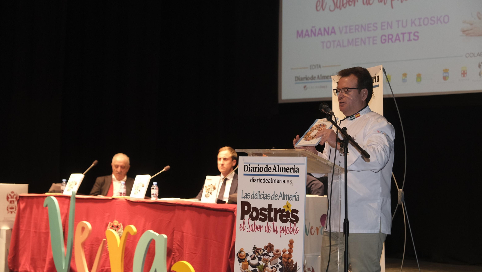 La presentación del libro de postres de Antonio Carmona, en imágenes