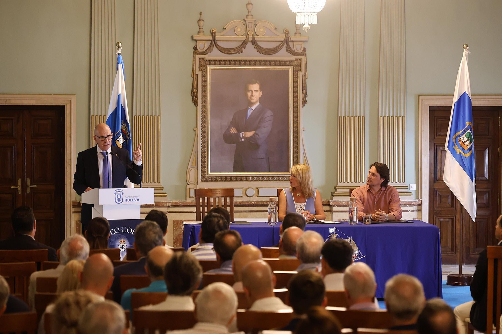 Nardy Lafuente pregona el LVI Trofeo Colombino, en imágenes