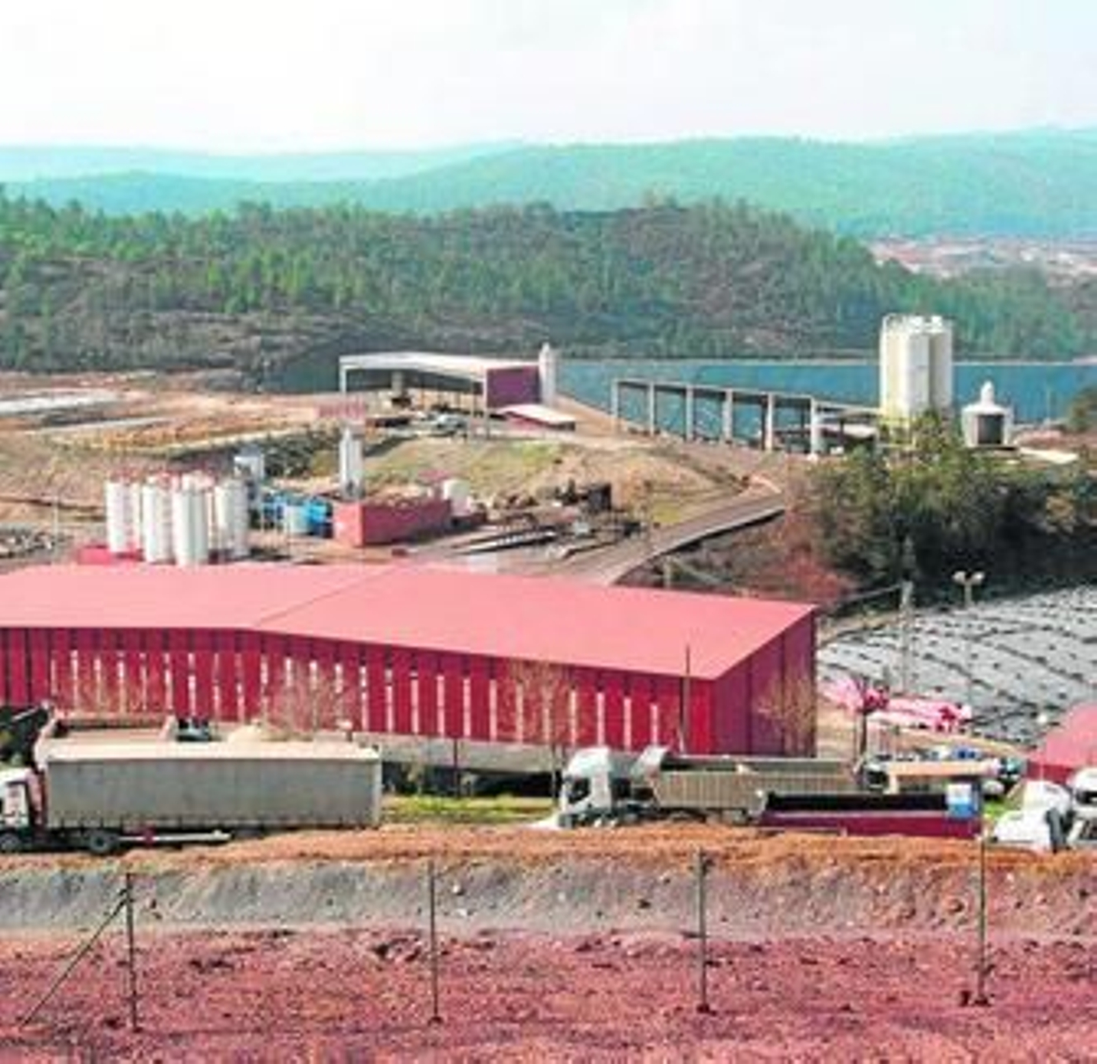 Instalaciones industriales que Befesa tiene en Zarandas.