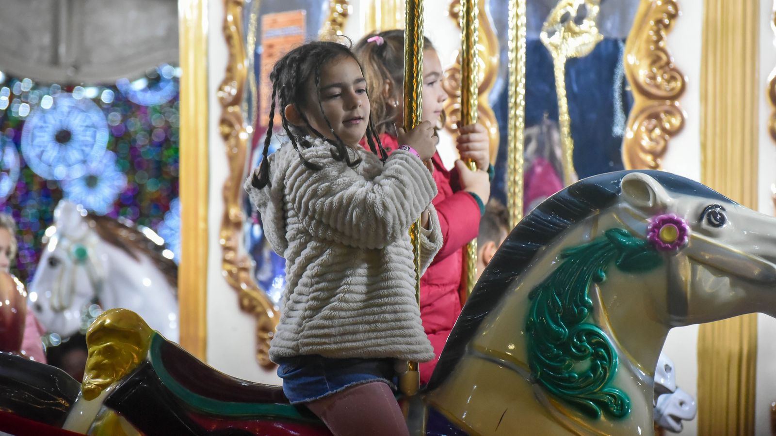 El encendido del alumbrado de Navidad de San Roque, en imágenes
