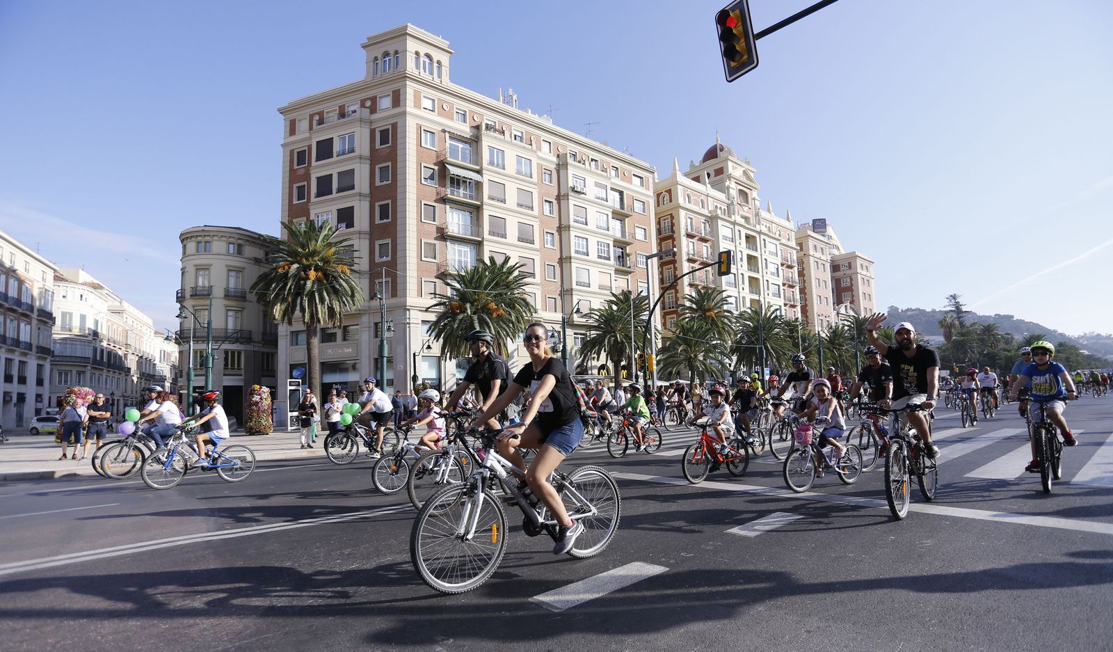 Fotos del Día de la Bicicleta en Málaga
