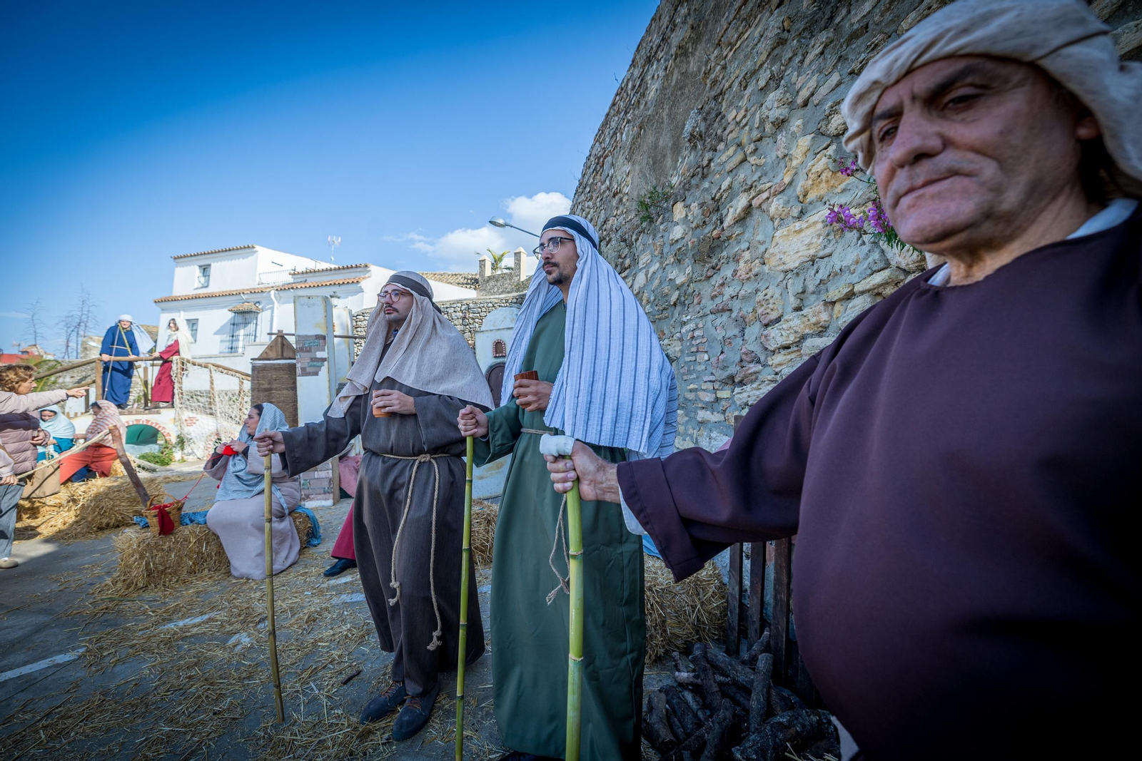 Las imágenes del belén viviente de Medina 2025