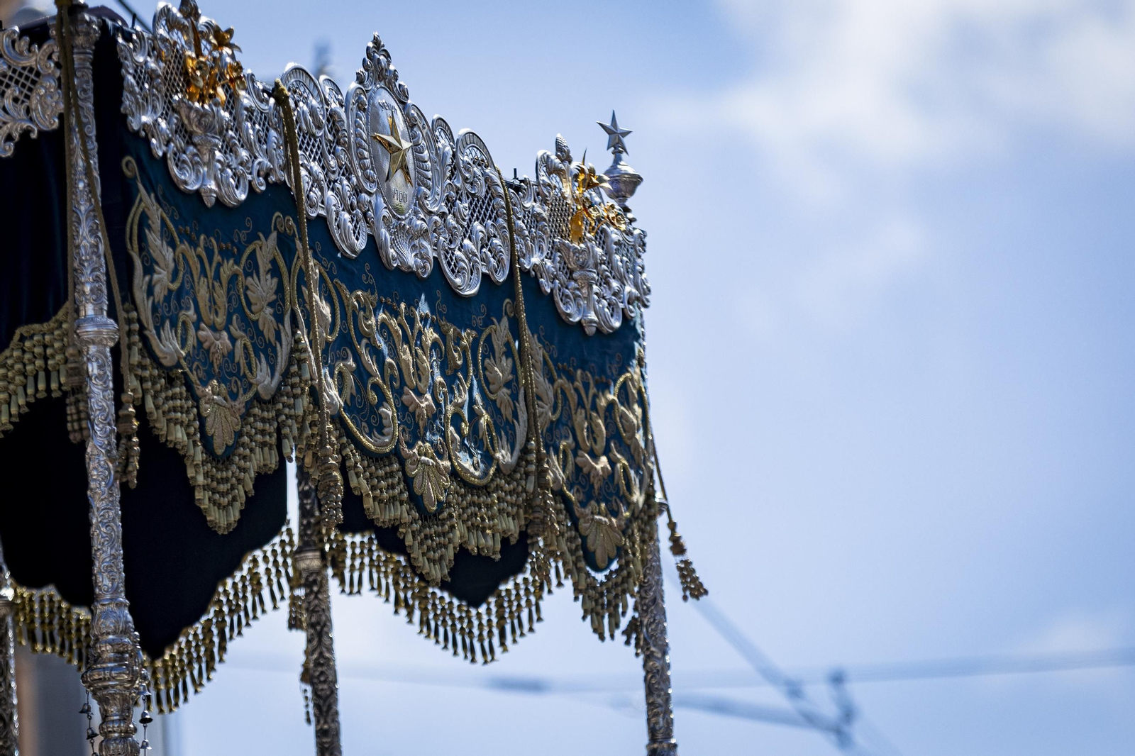 Las imágenes de la hermandad de Cristo Rey (Borriquita) en la Semana Santa de San Fernando 2025