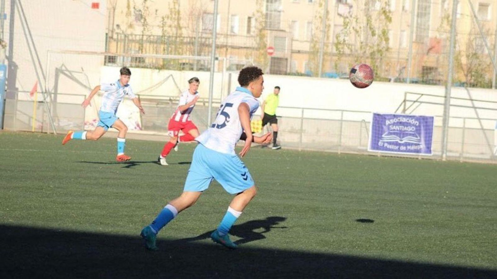 Ziyad Baha, durante un partido con el Málaga