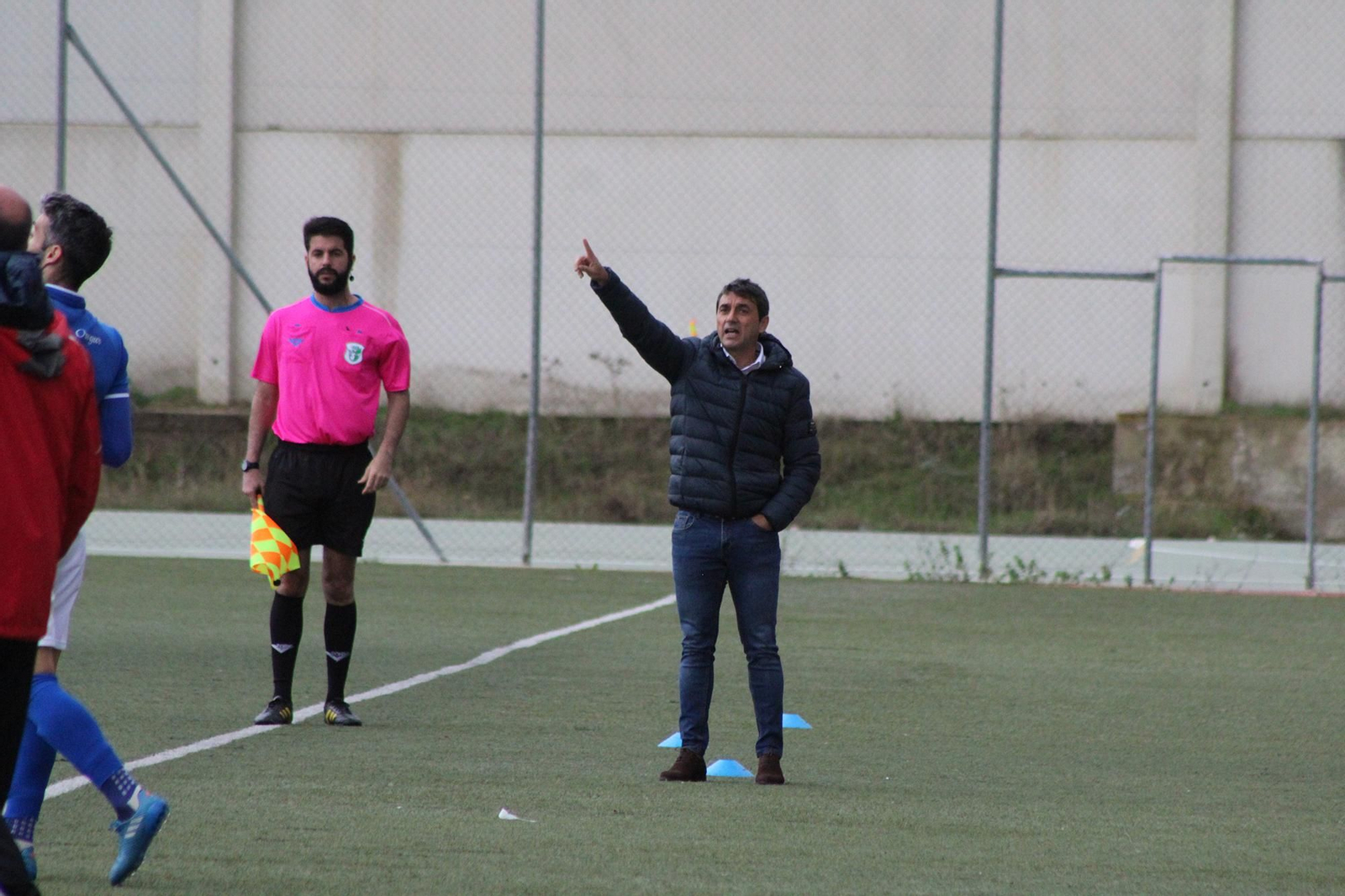 Pepe Masegosa, ayer en el Luis Vega de Bornos.
