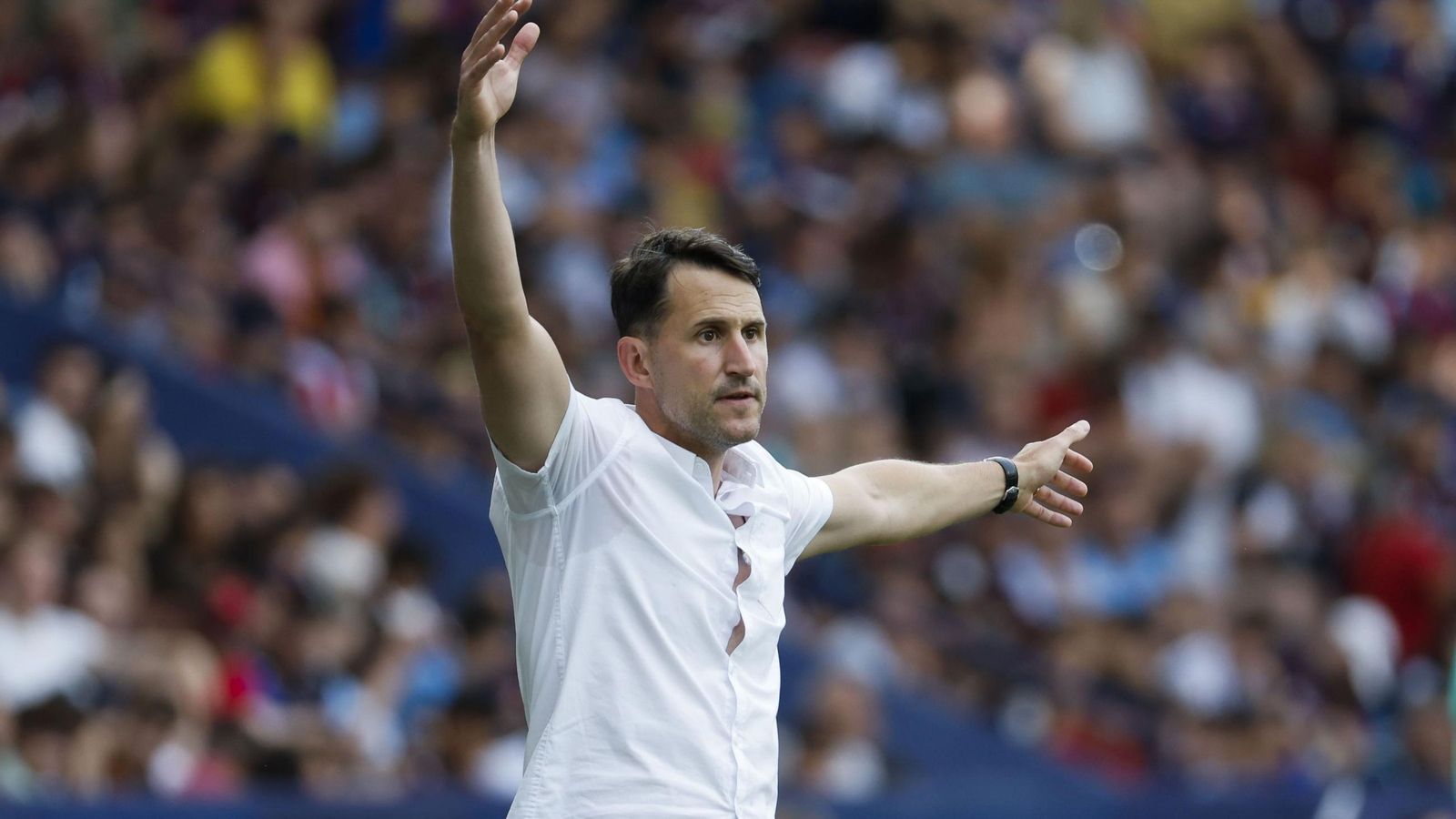 Beñat San José, el entrenador del Eibar.