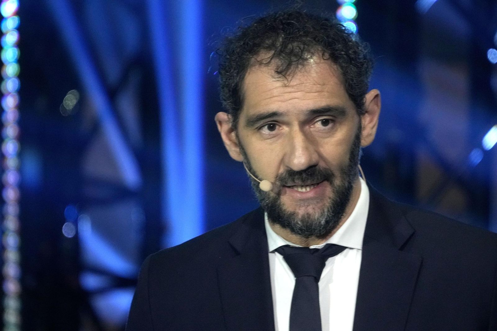 Garbajosa, en un evento de la FIBA.