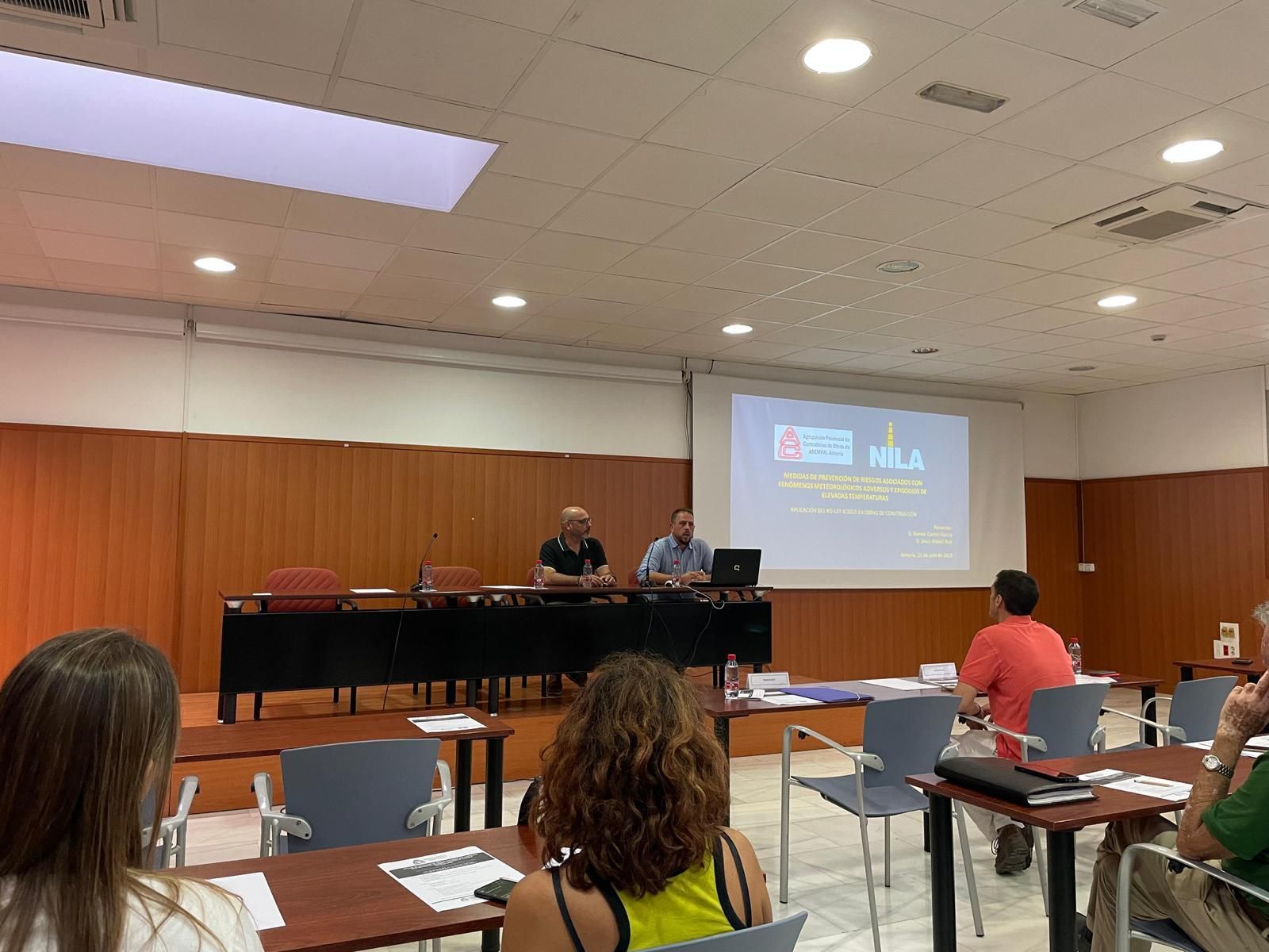 Ramón Cantos y Jesús Matarí, ponentes de la jornada.