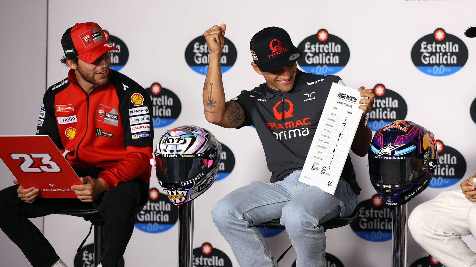 Rueda de prensa de los pilotos de MotoGP en el Circuito de Jerez