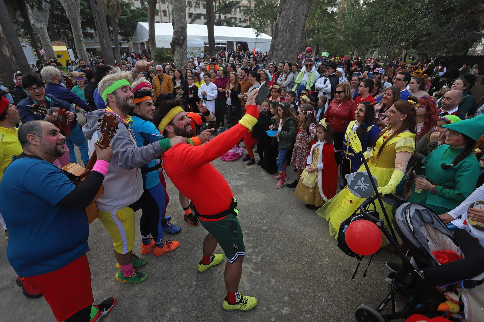 Ambiente en el Carnaval de Algeciras de 2020, el último celebrado.