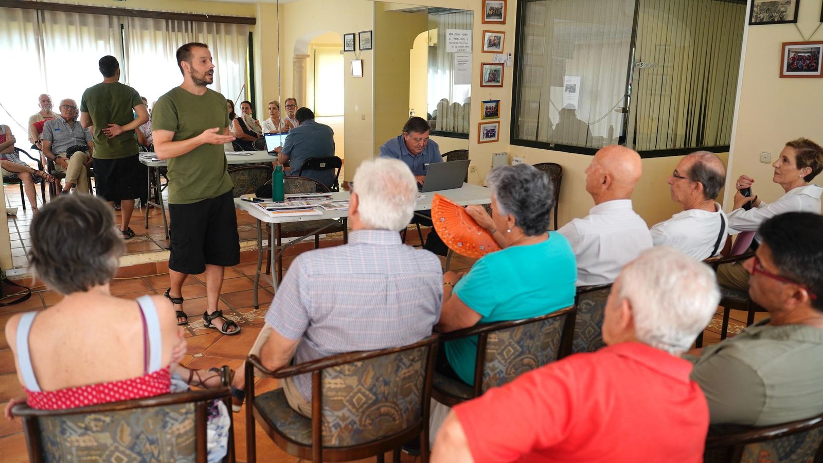 Fotos:  Presentación de la web para informar de los desperfectos de Algeciras en la sede de Fopacsa