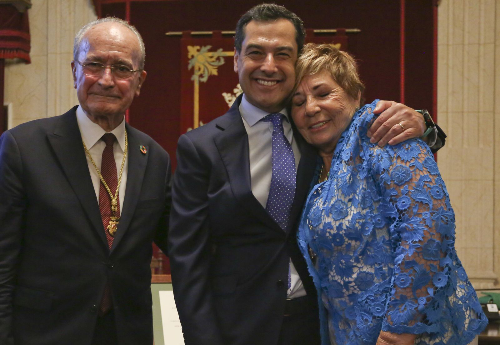 Homenaje a Celia Villalobos en el Ayuntamiento de Málaga (fotos)