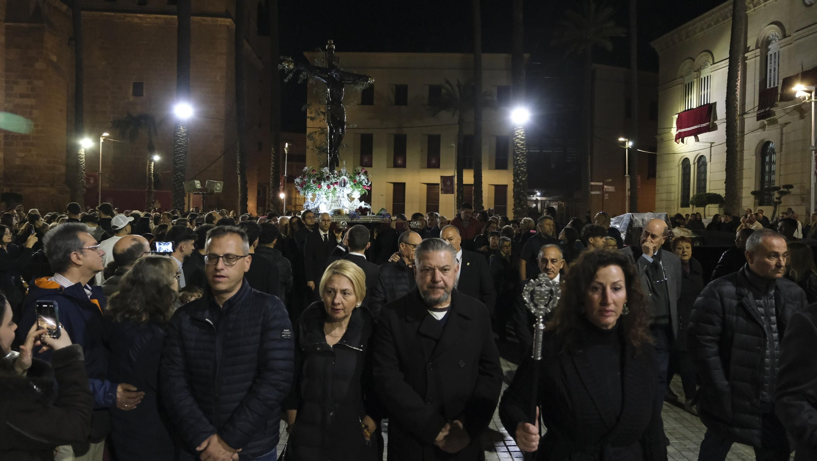 Vía Crucis del Cristo de la Escucha en la Semana Santa de Almería 2025