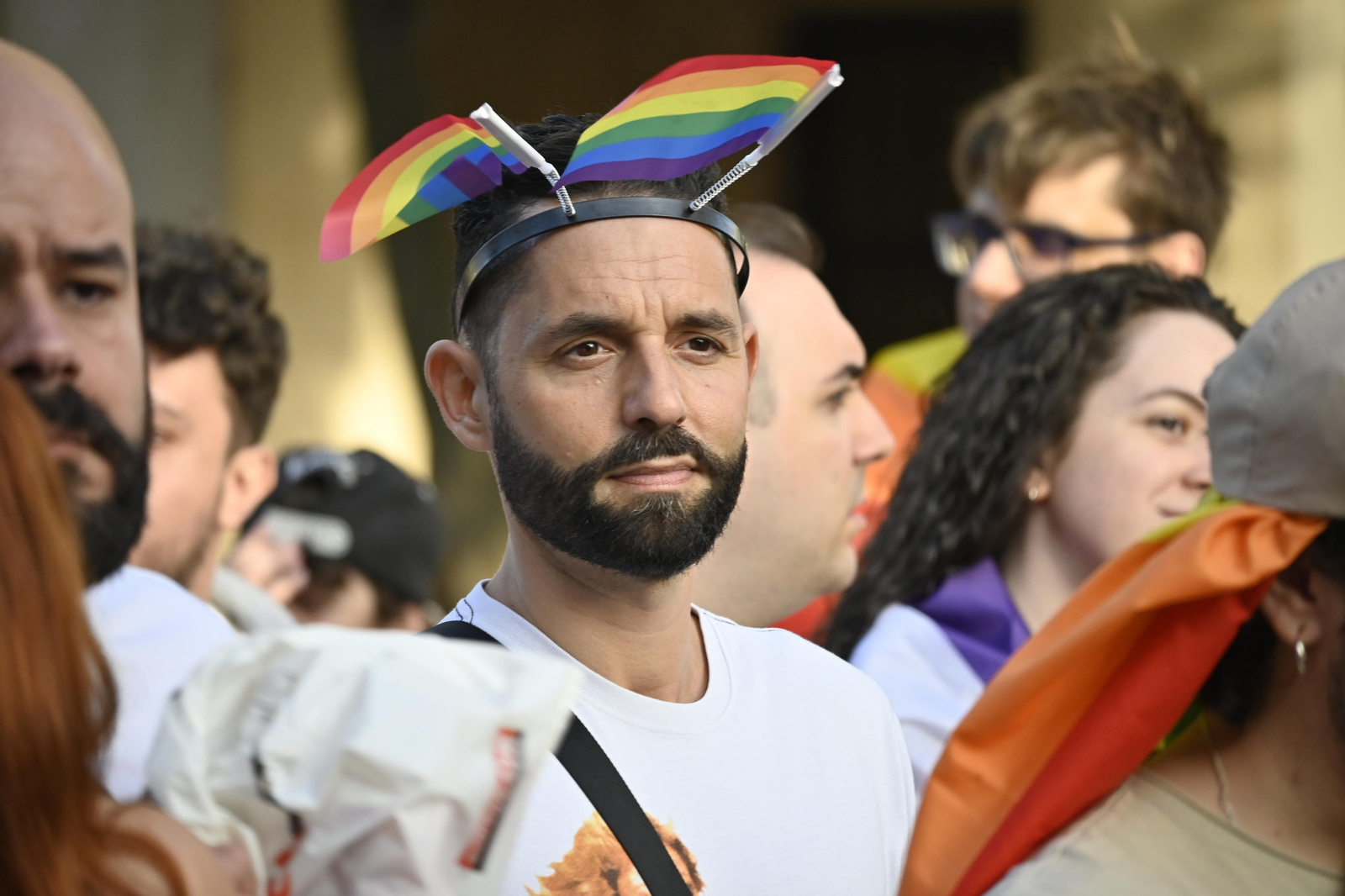 Las mejores imágenes de la manifestacióndel del Orgullo LGTBI en Huelva