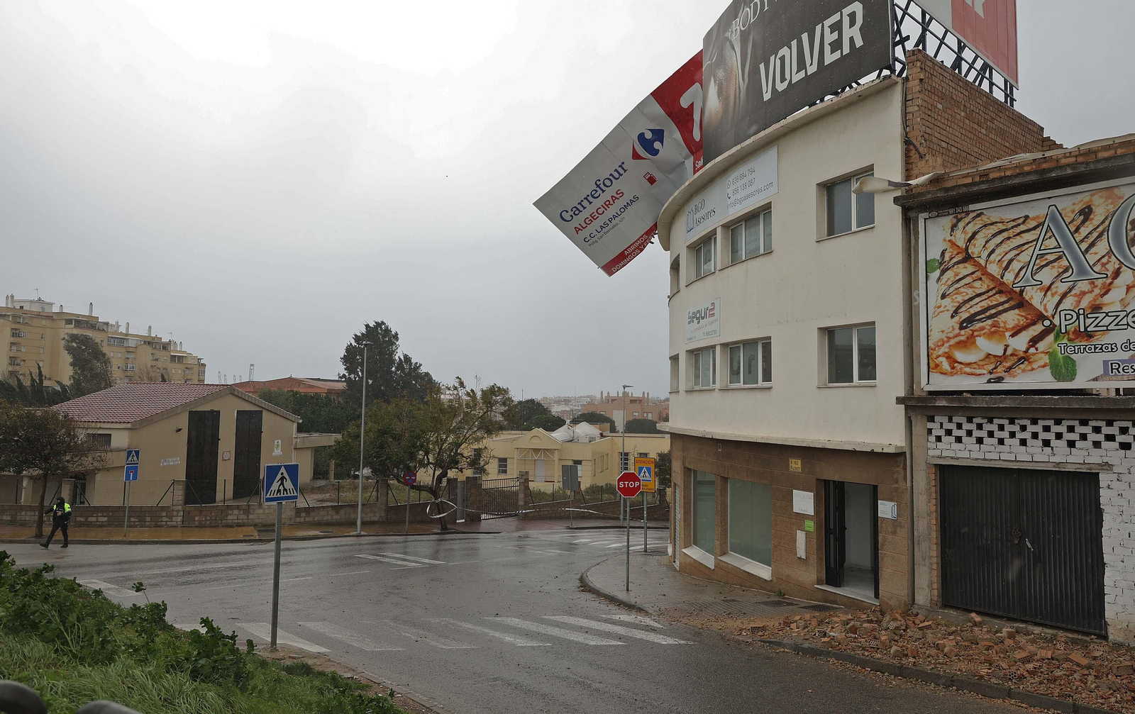 Fotos de los daños del temporal Karlotta en Algeciras