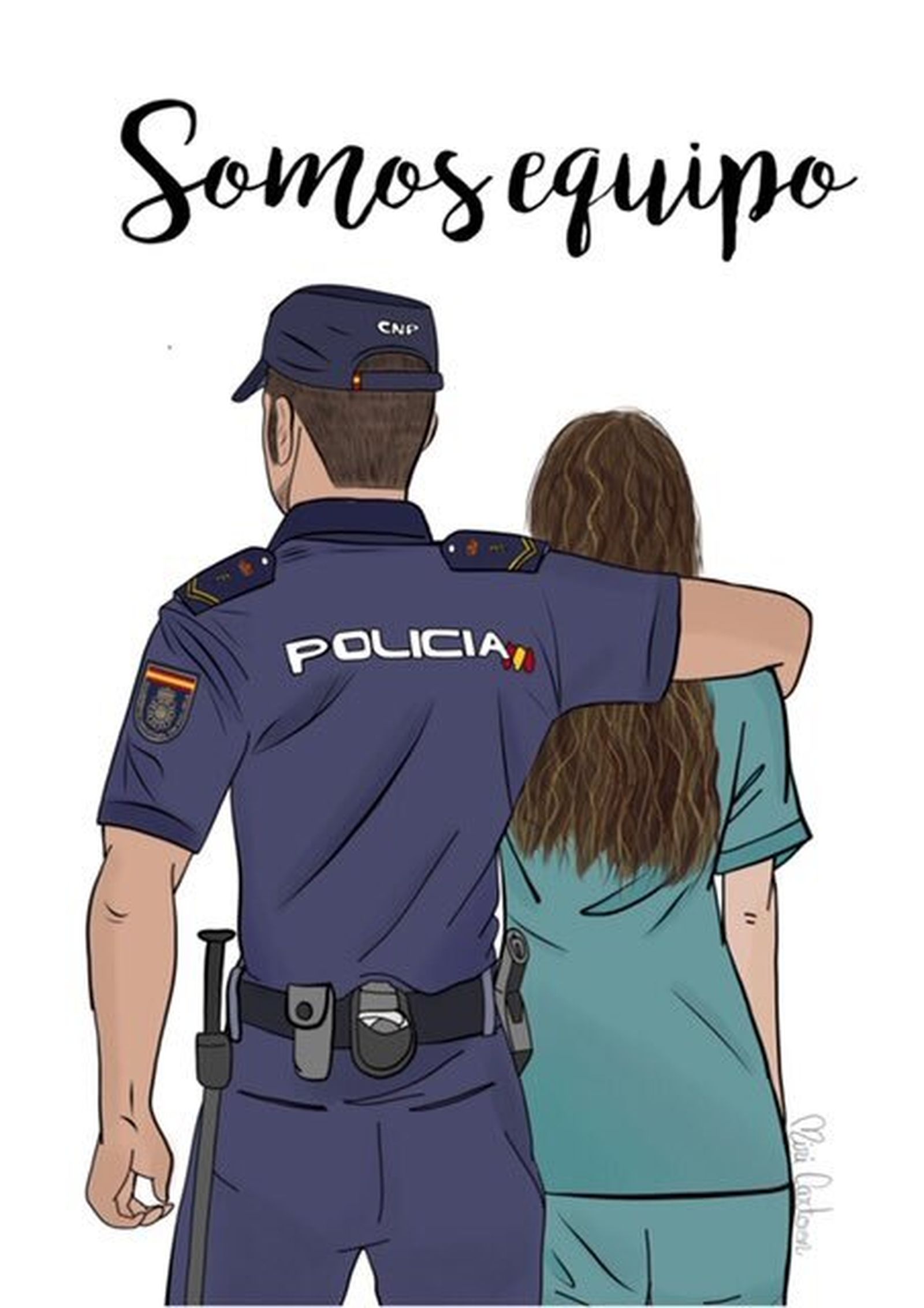 La imagen de 'Somos equipo'.