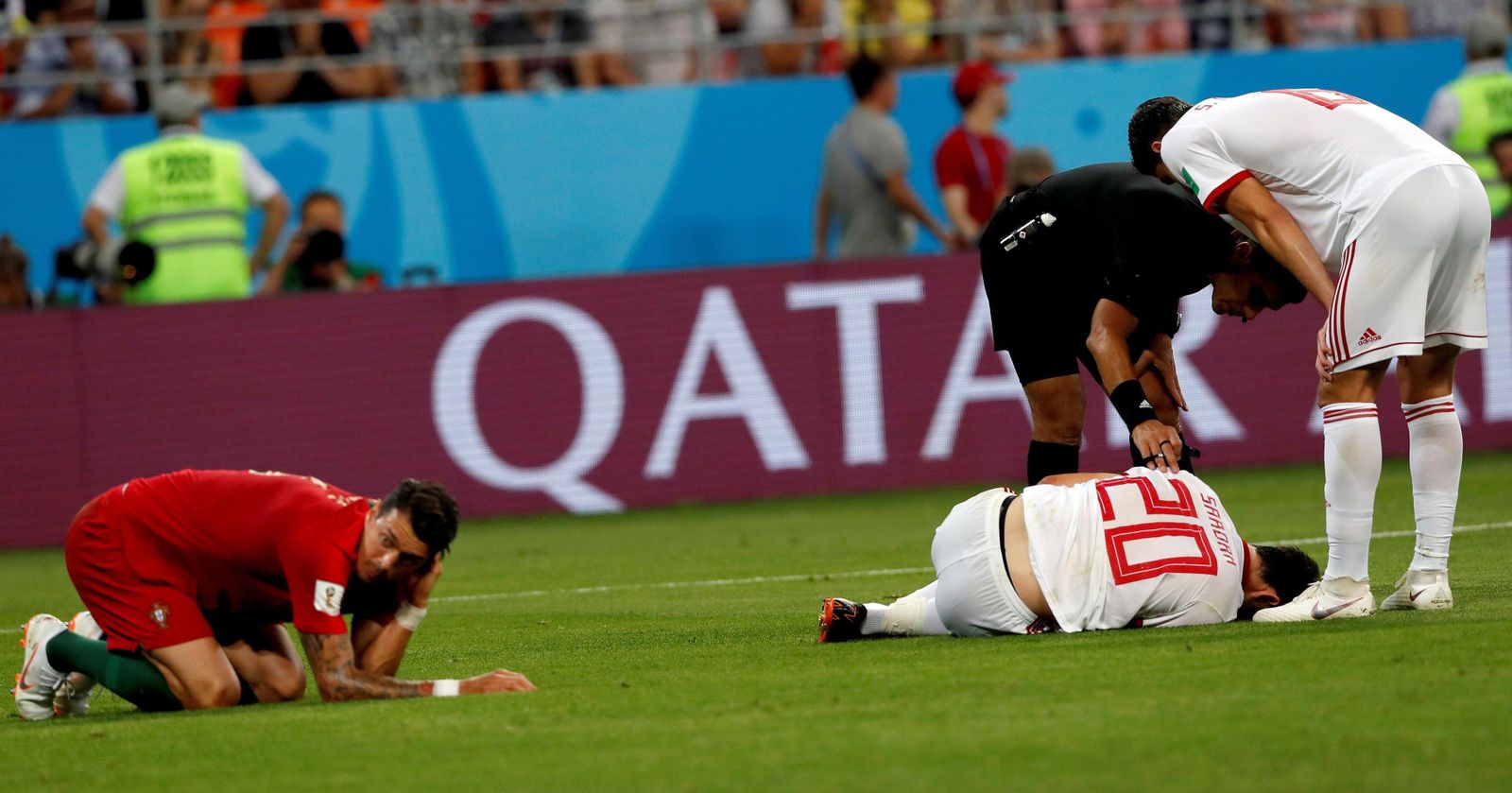 Las imágenes del Irán-Portugal