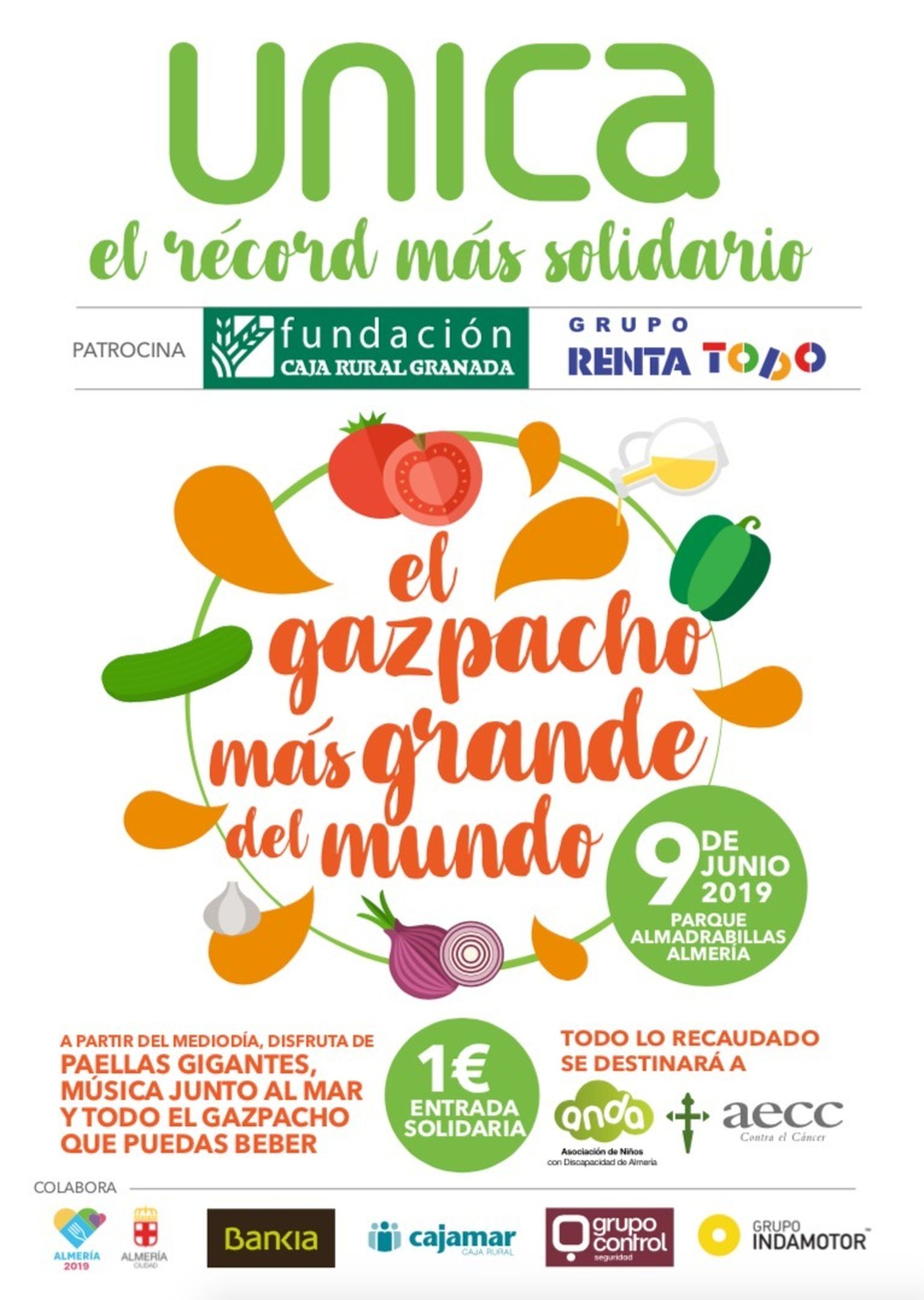 Cartel del evento, organizado por Unica