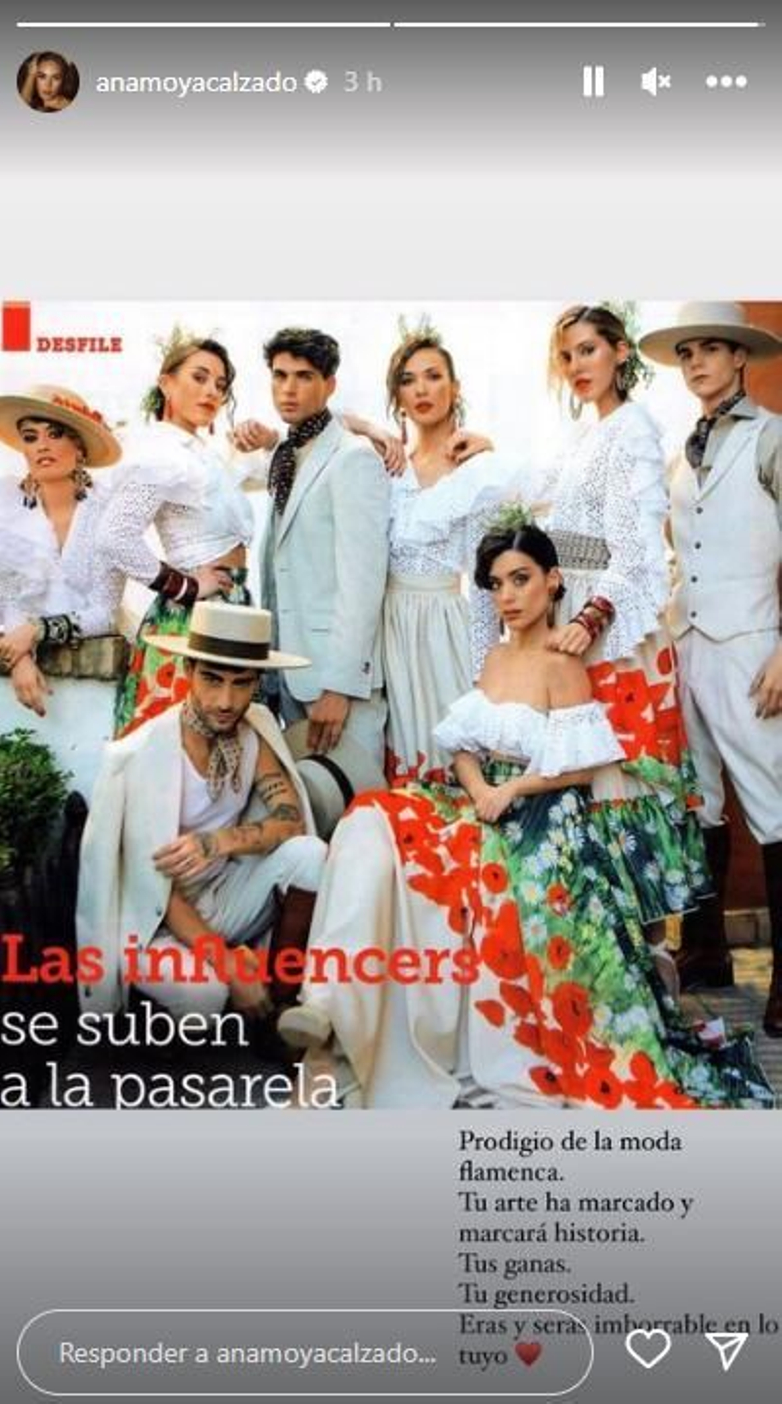 La despedida de Ana Moya a Cristo Báñez.