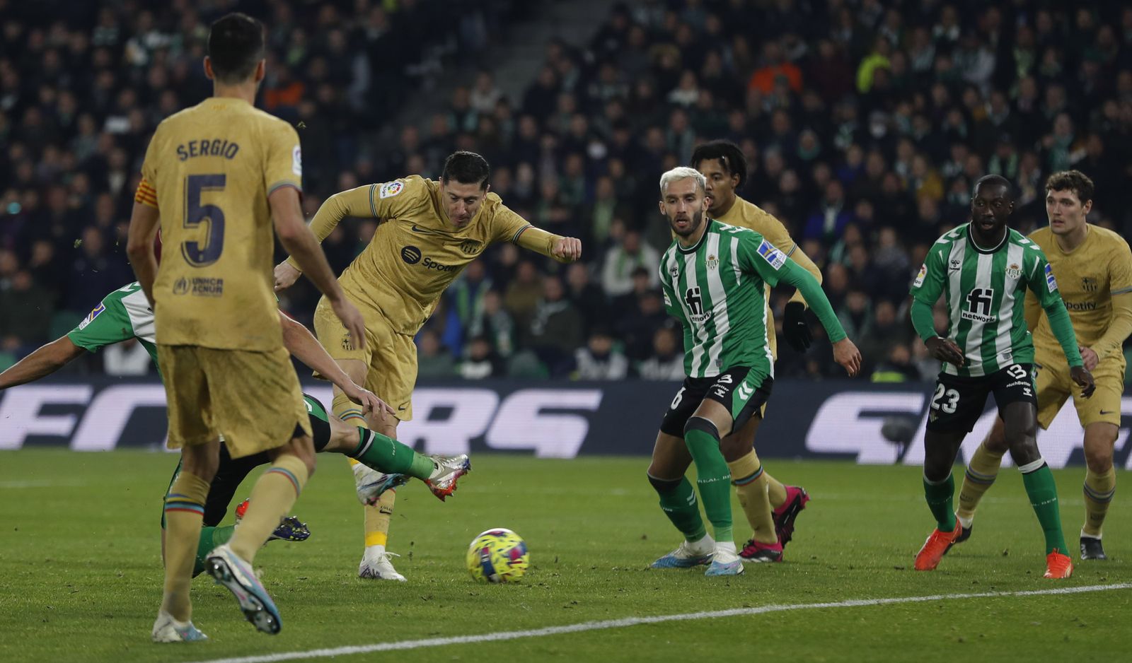 Las imágenes del Betis-Barcelona