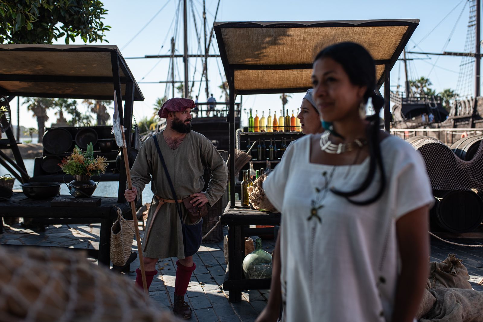 El Muelle de las Carabelas: Teatro, cuentacuentos y exposiciones