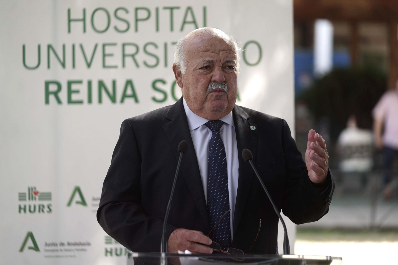 El consejero de Salud y Familias, Jesús Aguirre.