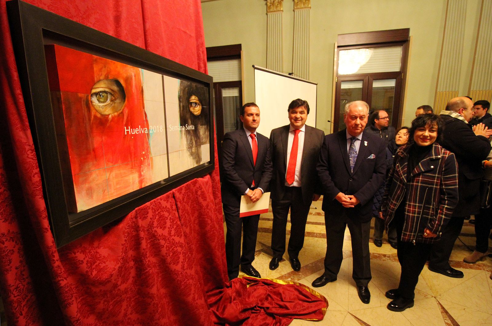 Imágenes de la presentación del cartel de la Semana Santa 2018